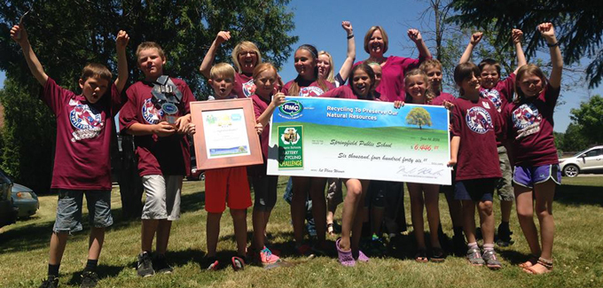 Springfield Public School wins the 2015/2016 Ontario Schools Battery Recycling Challenge!