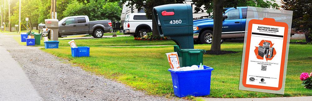 Twice a year, many Ontario communities have an opportunity to recycle single-use batteries at the curbside. 
