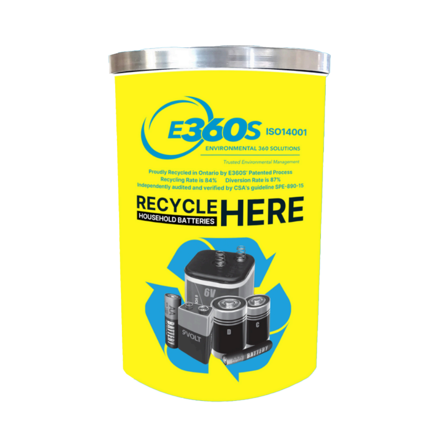 E360S 30 Gallon Indoor Battery Drum